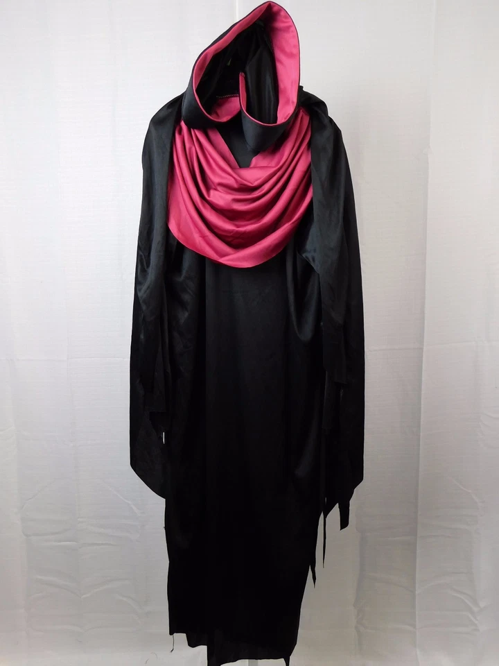 Emperor of Evil Boy's Demon Sorcerer Costume Robe, Cape, Drape 12-14 Large #5632 - Image 1 of 4