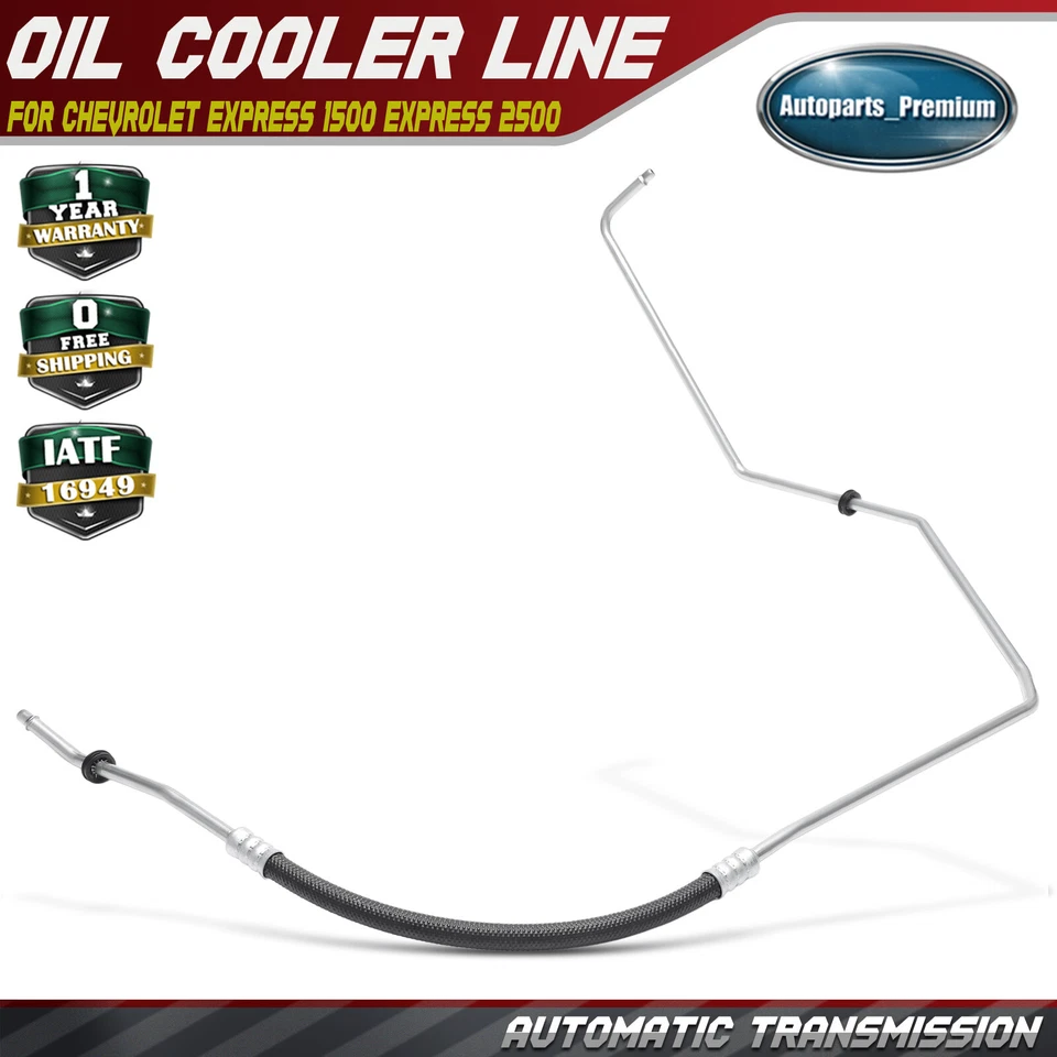 Línea de enfriador de aceite inferior para Chevrolet Express 1500 Express 2500 GMC Savana 1500 Foto 1 de 4