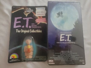 ET The Extra-Terrestrial Vintage Negro/Verde VHS + RARO 1982 Sellado Coleccionable - Imagen 1 de 7