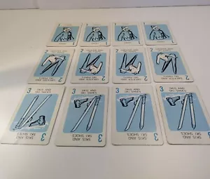 Vintage 1965 Mystery Date Board Game Replacement BLUE CARDS FULL SET OF 12!!! - Picture 1 of 2