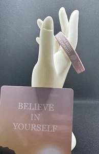 Silicone Rubber Bracelet Wristband Mental Health Motivational Self Affirmation - Picture 1 of 5