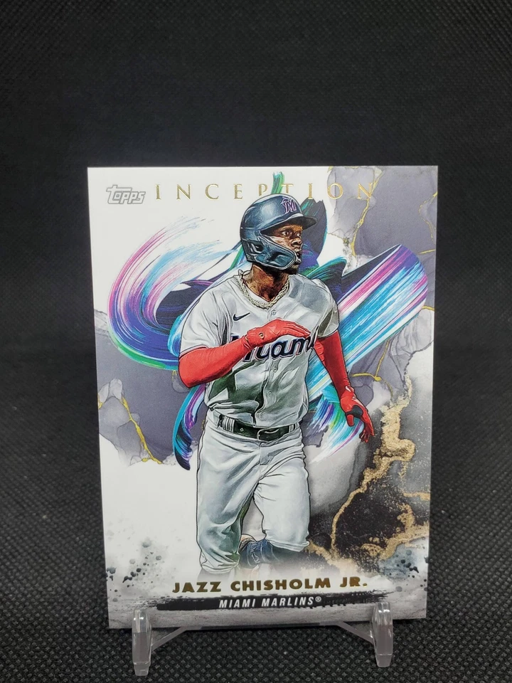 2023 Topps Inception Baseball Jazz Chisholm JR. 82 Miami Marlins  - Image 1 of 2
