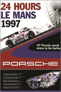 24 HOUR le mans 1997 fast race car SPORTY POSTER cool design 20x30 - Picture 1 of 1