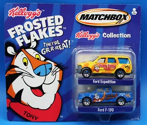 VINTAGE MATCHBOX KELLOGG's COLLECTION FROSTED FLAKES 2 pk DIECAST FORD 2001 - Picture 1 of 2