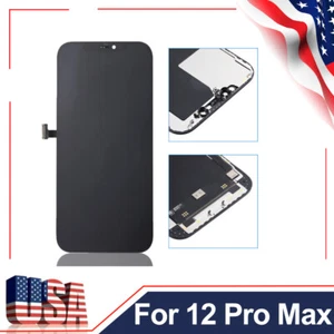 Soft OLED Display For iPhone 12 Pro Max LCD Touch Screen Digitizer Assembly Part - Picture 1 of 8