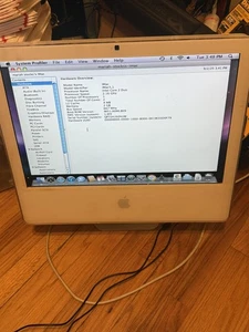 Apple iMac 20"  2.16GHz Core 2 Duo CPU 250GB HDD 2GB RAM macOS 10.5.8 - Picture 1 of 2