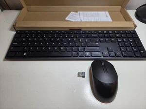 Dell Wireless Keyboard And Mouse Combo With USB receiver Brand New Open Box - Picture 1 of 6