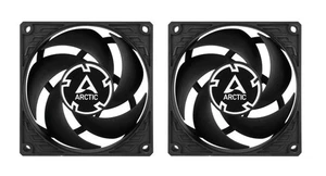 ARCTIC P12 12cm 120mm 3-Pin 2 x PC Black Case Fans 1800RPM 56.3CFM 2 Pack - Picture 1 of 15