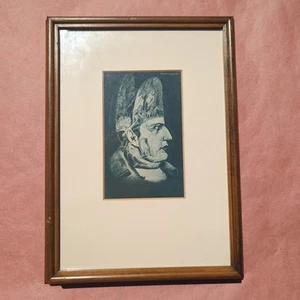 Post Cards Metamorphic - Set - Richard Wagner & Napoleon Bonaparte - Framed Art - Picture 1 of 12