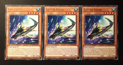 Yu-Gi-Oh! 3x Cutter Shark, MZTM-EN046, Rare, 1. Edition, Englisch, Near Mint - Bild 1 von 2