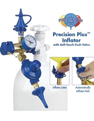 Conwin PRECISION PLUS BASIC INFLATOR Soft Touch Push Valve Helium Balloons
