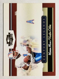 Donruss Threads Century Legends Gold #11 Warren Moon 2007 - Imagen 1 de 2