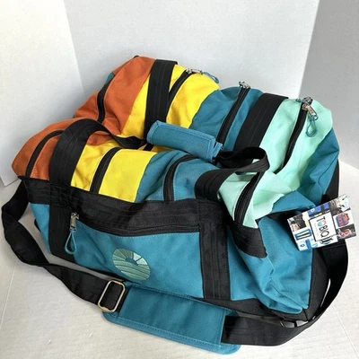 TOBIQ 60L Washable Duffel Bag Large Travel Backpack Colorado Colorblock 20" Tote - Image 1 of 4
