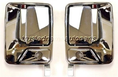 fits 1999 to 2014 Ford F450 F550 Super Duty Exterior Door Handle Front Chrome Foto 1 de 4