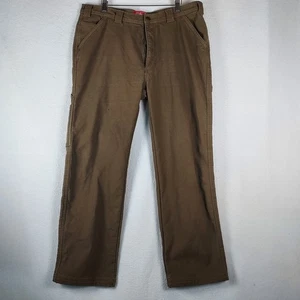 Coleman 36x30 Hombre’s Pantalones Exterior Marrón Forrado de Vellón Invierno Trabajo Senderismo - Imagen 1 de 15