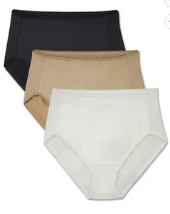 Women's Radiant Vanity Fair 3 Pack Hi-Cut Light Control Underwear Small (5) NEW - Picture 1 of 3