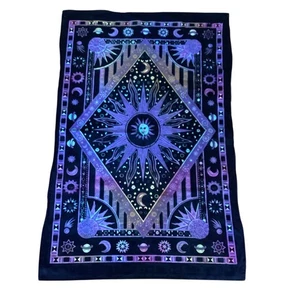 Cosmic Planets Tablecloth Wall Hanging Scarf 45” X 29” - Picture 1 of 7
