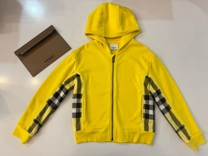Authentic Burberry Graham Zip-Up Sweatshirt Size 8Y - Picture 1 of 6