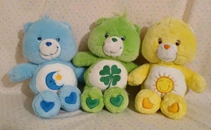 Peluche peluche vintage 2002 Care Bears Bedtime Good Luck Funshine 13" - Foto 1 di 11