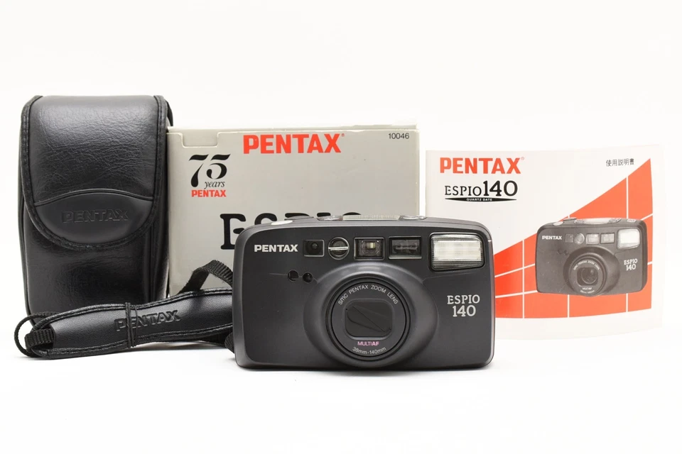 【MINT w/Case in Box】Pentax Espio 140 Point & Shoot 35mm Film Camera From JAPAN - Image 1 of 4