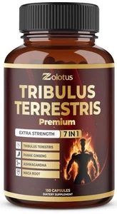 Tribulus Terrestris Supplement for Men & Women, 5-Month Supply with Ashwagand... - Picture 1 of 7