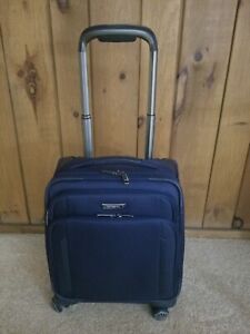 Samsonite Spinner Softside Carry-On Tote Laptop Bag BLUE - PERFECT CONDITION