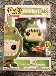 FUNKO POP! FORTNITE: #443 REX GLOW IN THE DARK GITD TARGET EXCLUSIVE - Picture 1 of 6