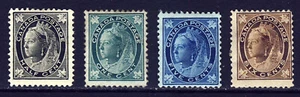 Kanada Queen Victoria 1897-98 A Maple Leaf Gruppe SG 141 bis SG 147 POSTFRISCH - Bild 1 von 2