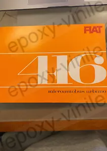 BROCHURE MICROAUTOBUS URBANO FIAT 416 (ITA) - Foto 1 di 5