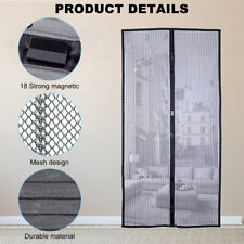 210cm 90cm With Magnets Patio ,Heavy Duty Gym Polyester Fly Magnetic Screen Door