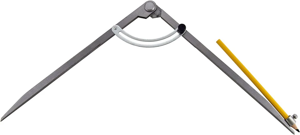 DIVISOR DE ALA DE BLOQUEO LARGO 12" CÍRCULO MEDICIÓN MARCA BRÚJULA  Foto 1 de 1