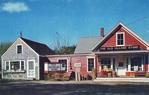 The Old Village Store Cape Cod Massachusetts Postcard Unposted - Picture 1 of 2