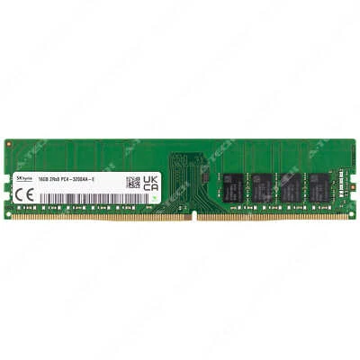 Hynix 16GB 2Rx8 PC4-3200AA ECC UDIMM DDR4-25600 ECC Unbuffered Server Memory RAM - Image 1 of 2