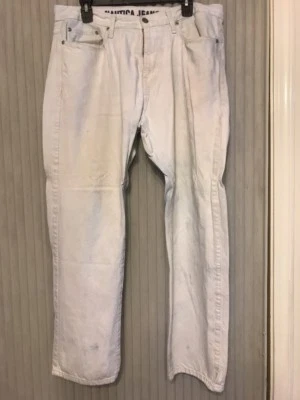 Pantalones de mezclilla para hombre Nautica talla 34 X 30 calce relajado blanco envío N 24h Foto 1 de 4