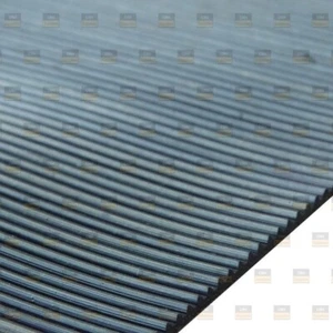 3mm Grooved Anti Slip Rubber Matting Fine Ribbed / Squares & Strips in all sizes - Picture 1 of 2