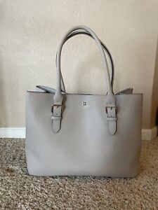 Kate spade airel cove street clock tower saffiano leather tote