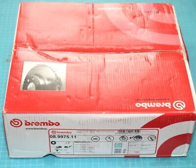 2 disques de frein arrière 280mm BREMBO 08997511 pour FORD FOCUS II CMAX neuf - Photo 1/2