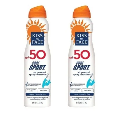 X 4 KISS MY FACE Cool Sport Sunscreen 2 Body SPF 50 + 2 Face SPF 30 for Unisex - Image 1 of 4