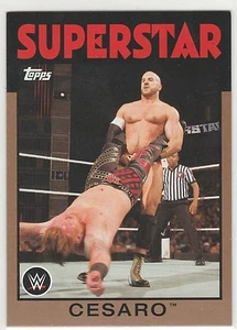 2016 Topps Heritage WWE Bronze #9 Cesaro * 10/99 * Pro Wrestling * - Picture 1 of 2