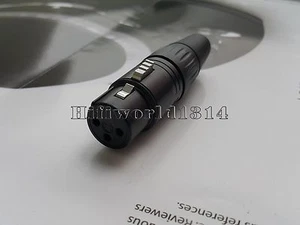 1x YS XLR Female 3 Pin Connector Balance Audio Gold Plated  - Picture 1 of 4