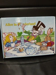 Alice in Wonderland Tired of Swimming 4 pc Tea Bag Rest Set by Paul Cardew New - Picture 1 of 6