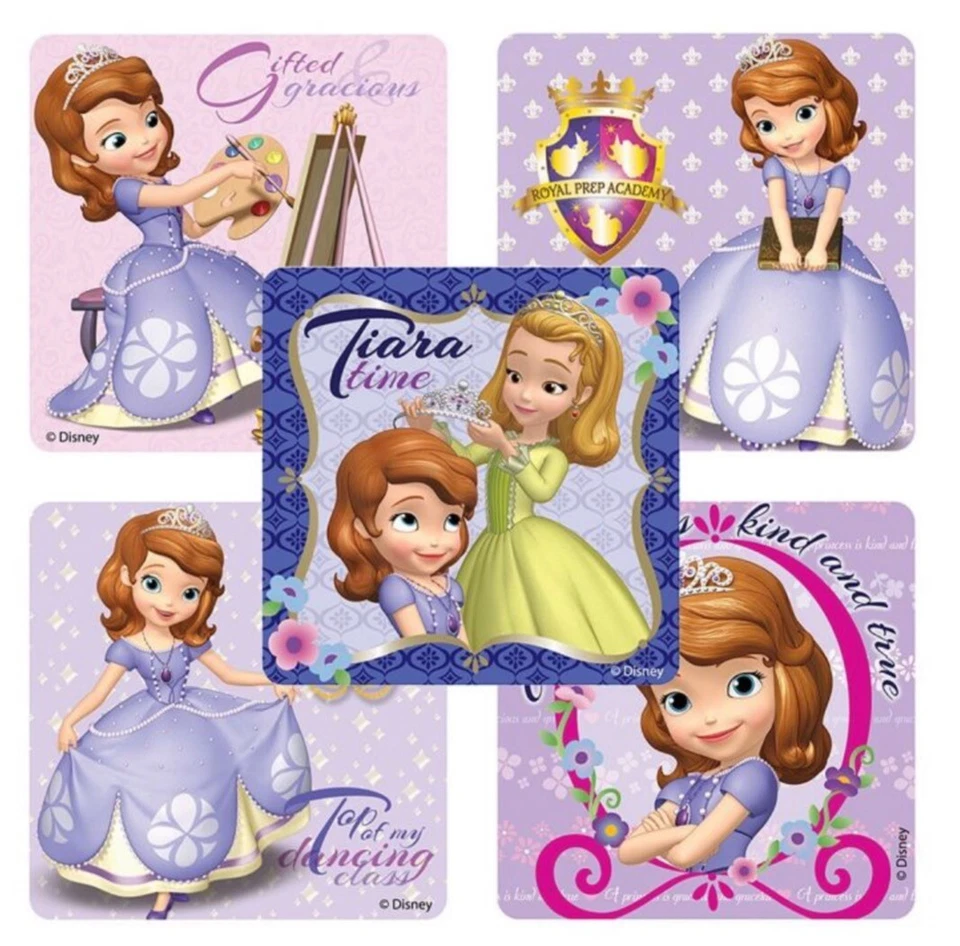 15 Disney Princess Sofia the First : the Royal way StIckers Teacher Supply