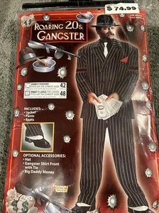 Roaring 20's Chicago Gangster Costume XL - Picture 1 of 2