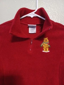 Vintage Kids Disney Winnie the Pooh fleece Sweater Size Large Used As-Is - Picture 1 of 9