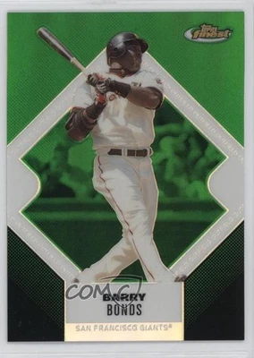 2006 Topps Finest Green Refractor /199 Barry Bonds #100 - Image 1 of 2
