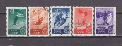 Russia 1949 Soviet Sports Mi 1409-1413 Used - Image 1 of 2