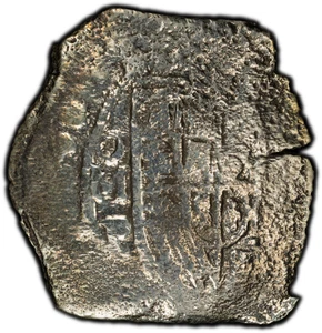 1622-1667 Mo Spanish Colonial Mexico Silver 8 Reales PCGS F Details Saltwater - Picture 1 of 5