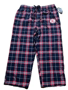 PANTALON DE PYJAMA HOMME BOSTON RED SOX MLB 2XL POCHES À CARREAUX EN FLANELLE NEUF AVEC ÉTIQUETTE - Photo 1/11