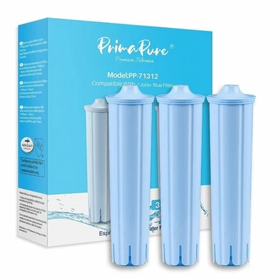 3-Pack PrimaPure Coffee Filter For Jura Clearyl Blue 67879, 71445, ENA3