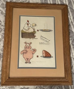 Robert Marble Signed And framed "Involvement & Commitment" Lithograph - Picture 1 of 4